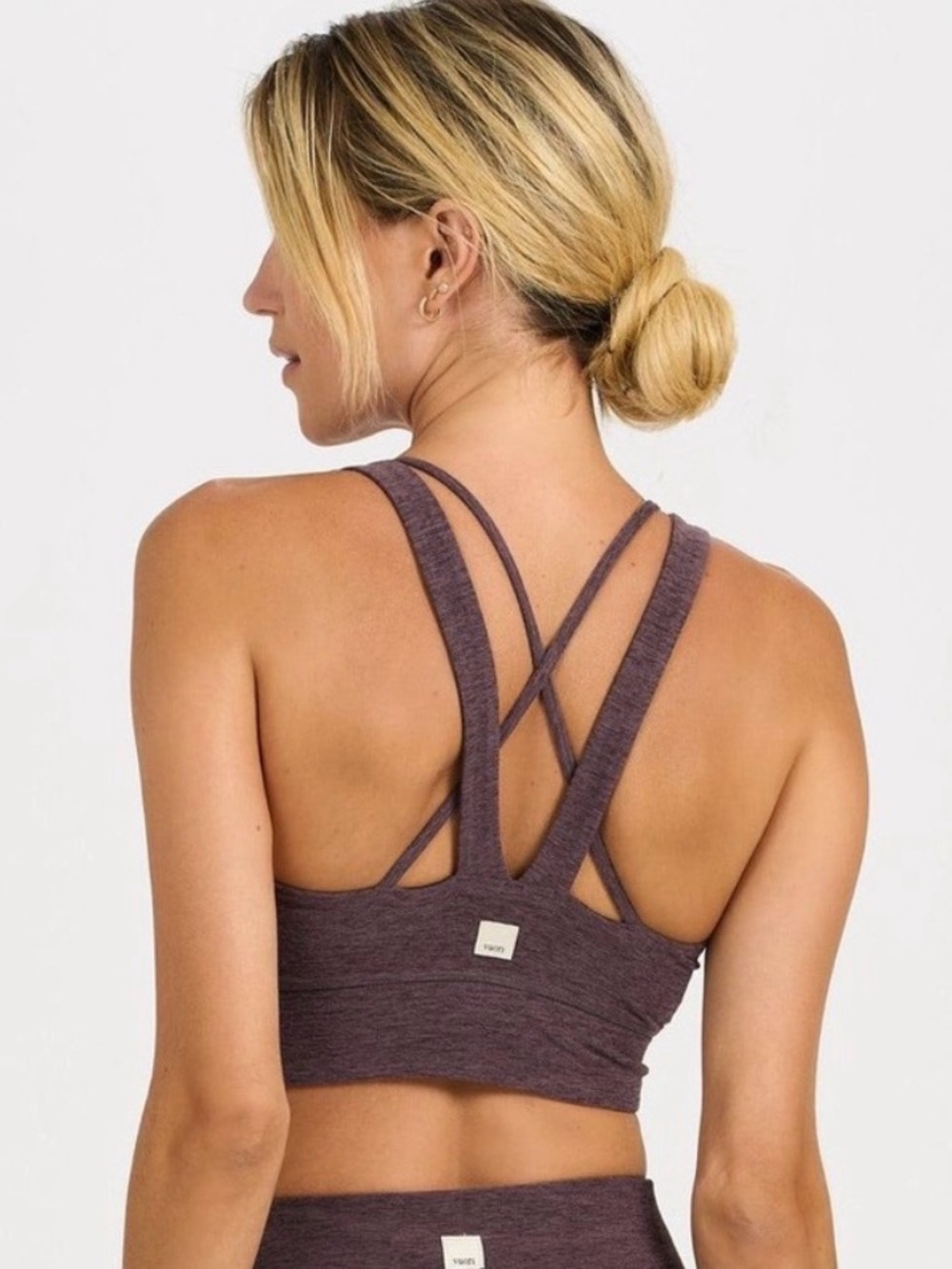 Vuori Elevation Sports Bra - Plum Heather